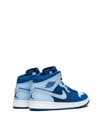 Baskets montantes bleues Jordan