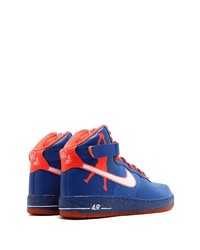 Baskets montantes bleues Nike