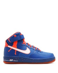 Baskets montantes bleues Nike