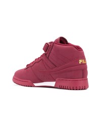 Baskets montantes bordeaux Fila