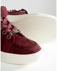 Baskets montantes bordeaux Carvela