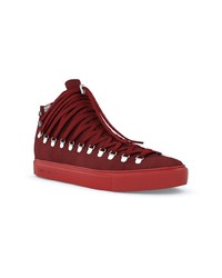 Baskets montantes bordeaux Swear