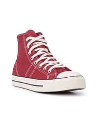 Baskets montantes bordeaux Converse