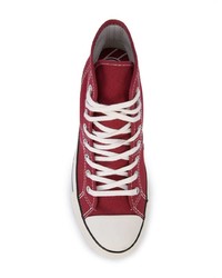 Baskets montantes bordeaux Converse