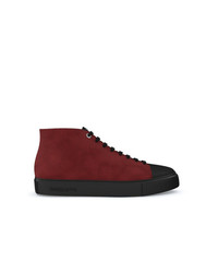 Baskets montantes bordeaux Swear