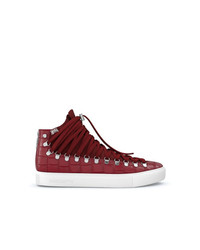 Baskets montantes bordeaux Swear