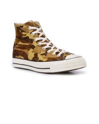 Baskets montantes camouflage marron Converse