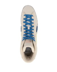 Baskets montantes en cuir beiges Puma