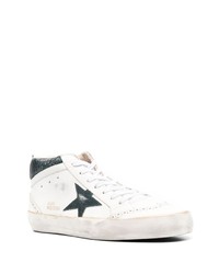 Baskets montantes en cuir beiges Golden Goose