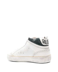 Baskets montantes en cuir beiges Golden Goose