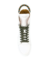 Baskets montantes en cuir blanches Buscemi