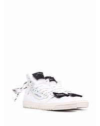 Baskets montantes en cuir blanches Off-White