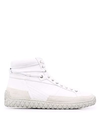 Baskets montantes en cuir blanches A-Cold-Wall*