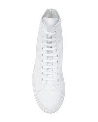 Baskets montantes en cuir blanches Common Projects