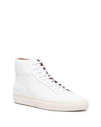 Baskets montantes en cuir blanches Common Projects