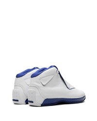 Baskets montantes en cuir blanches Jordan