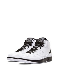 Baskets montantes en cuir blanches Jordan