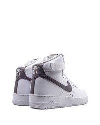 Baskets montantes en cuir blanches Nike