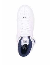 Baskets montantes en cuir blanches Nike