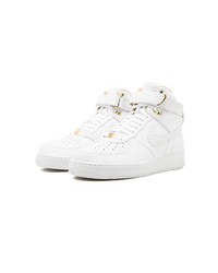 Baskets montantes en cuir blanches Nike