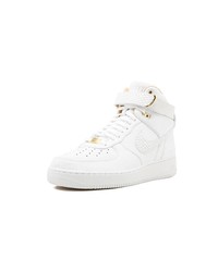 Baskets montantes en cuir blanches Nike