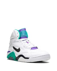 Baskets montantes en cuir blanches Nike