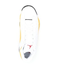 Baskets montantes en cuir blanches Nike