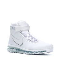 Baskets montantes en cuir blanches Nike