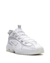 Baskets montantes en cuir blanches Nike