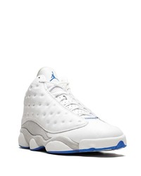 Baskets montantes en cuir blanches Jordan