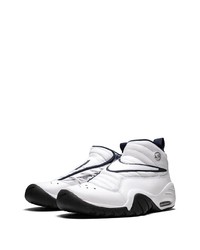 Baskets montantes en cuir blanches Nike