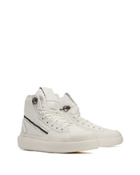 Baskets montantes en cuir blanches Y-3