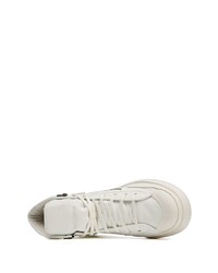 Baskets montantes en cuir blanches Y-3