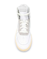 Baskets montantes en cuir blanches Rhude