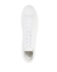 Baskets montantes en cuir blanches Givenchy