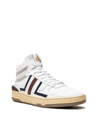 Baskets montantes en cuir blanches Lanvin