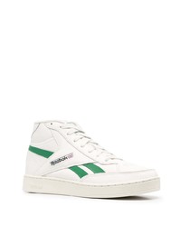 Baskets montantes en cuir blanches Reebok