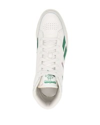 Baskets montantes en cuir blanches Reebok