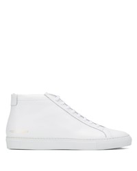 Baskets montantes en cuir blanches Common Projects