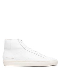 Baskets montantes en cuir blanches Common Projects