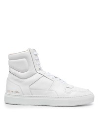 Baskets montantes en cuir blanches Common Projects