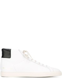 Baskets montantes en cuir blanches Common Projects