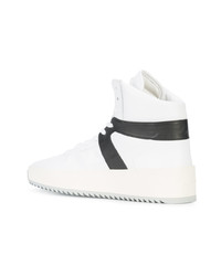 Baskets montantes en cuir blanches Fear Of God