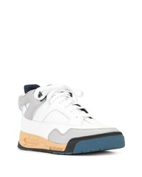 Baskets montantes en cuir blanches Maison Margiela