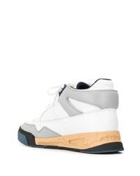 Baskets montantes en cuir blanches Maison Margiela