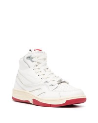 Baskets montantes en cuir blanches Li-Ning