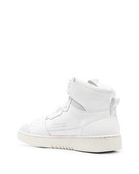 Baskets montantes en cuir blanches Axel Arigato