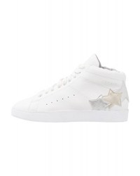 Baskets montantes en cuir blanches Esprit