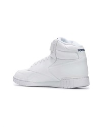 Baskets montantes en cuir blanches Reebok