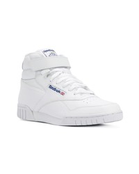 Baskets montantes en cuir blanches Reebok